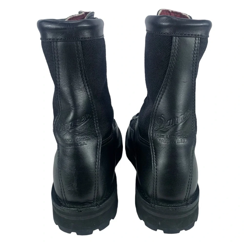 Danner Men 8D Gore‎ Tex 200g Insulated Black Leather Vibram USA Combat Boots